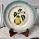 Trio of dessert plates in slurry XIXth