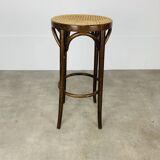 Canework and bentwood bistro bar stool