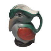 Ancient zoomorphic pitcher in porcelain toucan shape