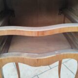 Pair of Louis XV style bedside tables with marble top