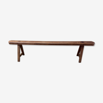 Banc ancien en bois 2m