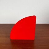 Pair of bookends model 4909 Italian space age mid-century by Giotto Stoppino for Kartell, 1960, set of 3