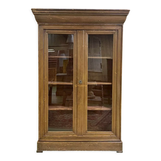 Nineteenth century fir bookcase