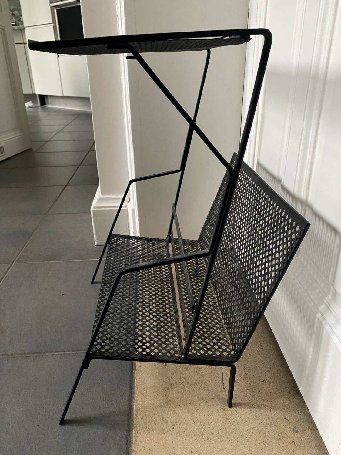 Mathieu Matégot style magazine rack