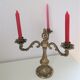 Chandelier 3 branches en bronze