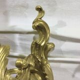 Pair of sconces Bronze 3 lights Louis XV