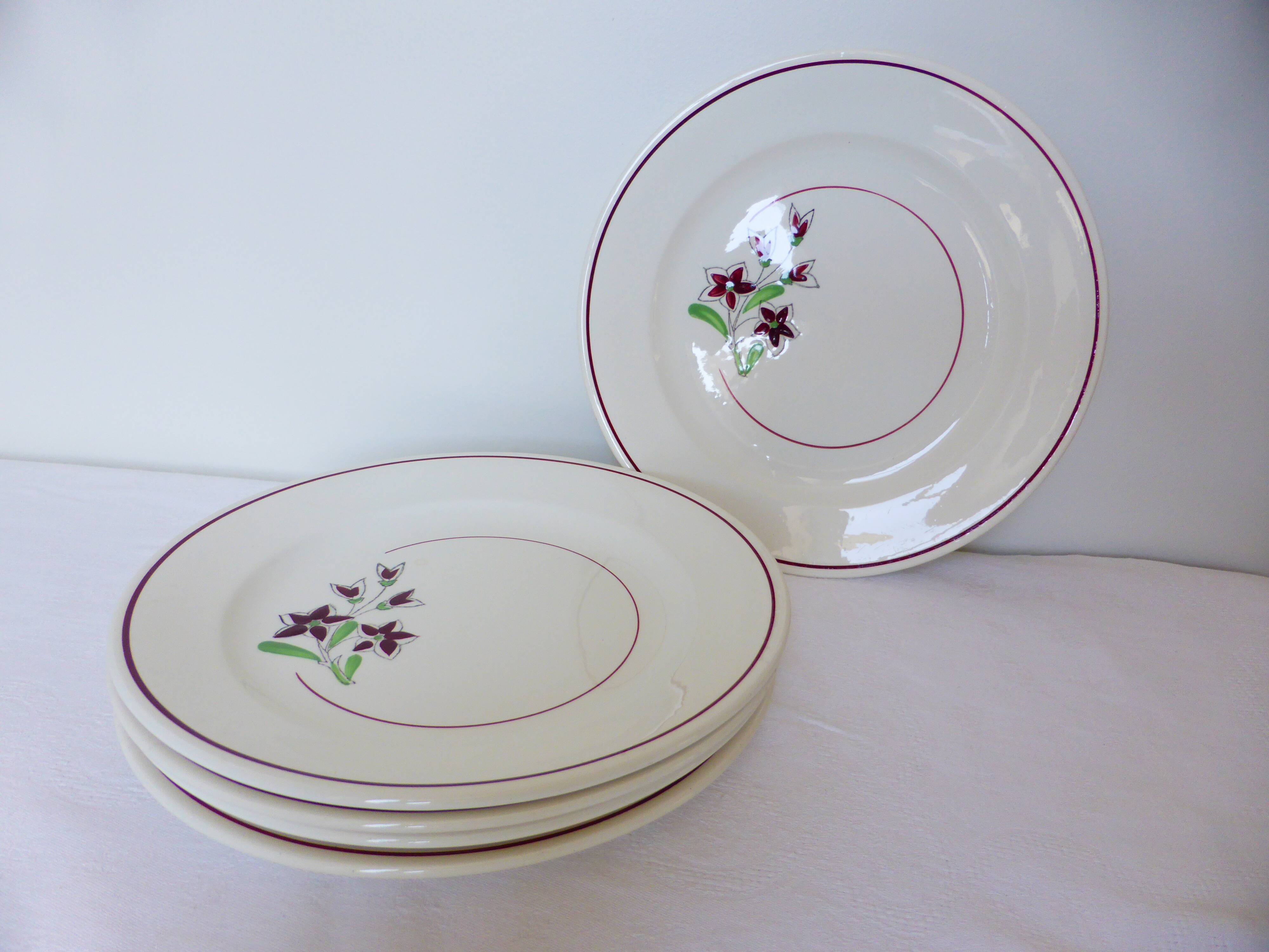 5 flat plates from Salins 210646