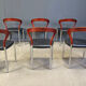 Vintage Lotus chairs by Hartmut Lohmeyer for Kusch & Co., 1970s, set of 6