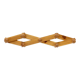 Scandinavian Solid Pine Wall Mounted Coat Rack 1970s