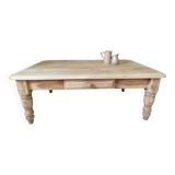 Solid pine coffee table