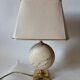 Vintage lamp in marble and brass – Le Dauphin, France