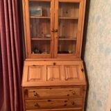 Scriban desk with bookcase and 4 drawers