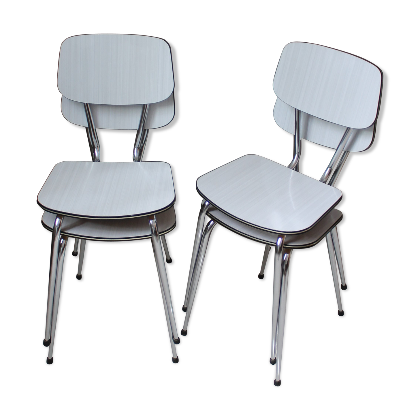 Set of 4 formica chairs