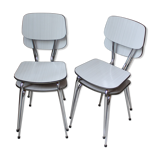 Set of 4 formica chairs