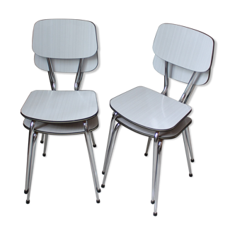 Set of 4 formica chairs