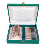 12 silverplated cake spoons