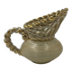 Beige vase in the shape of a jug, Art Deco, Thulin pottery.