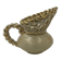 Beige vase in the shape of a jug, Art Deco, Thulin pottery.