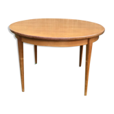 Extendable round vintage dining table