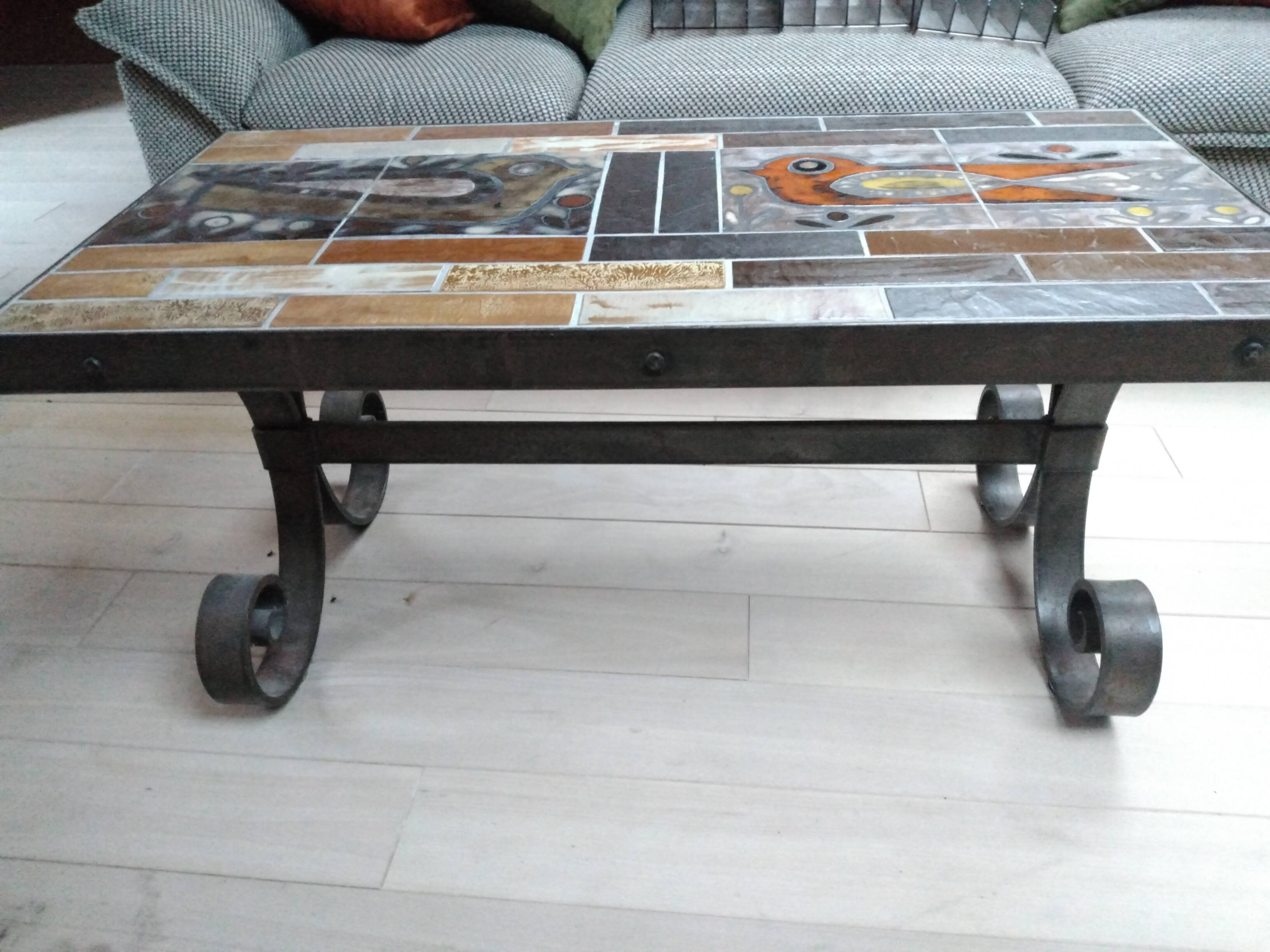 Ceramic coffee table DLG Dominique Perot / DeSimone