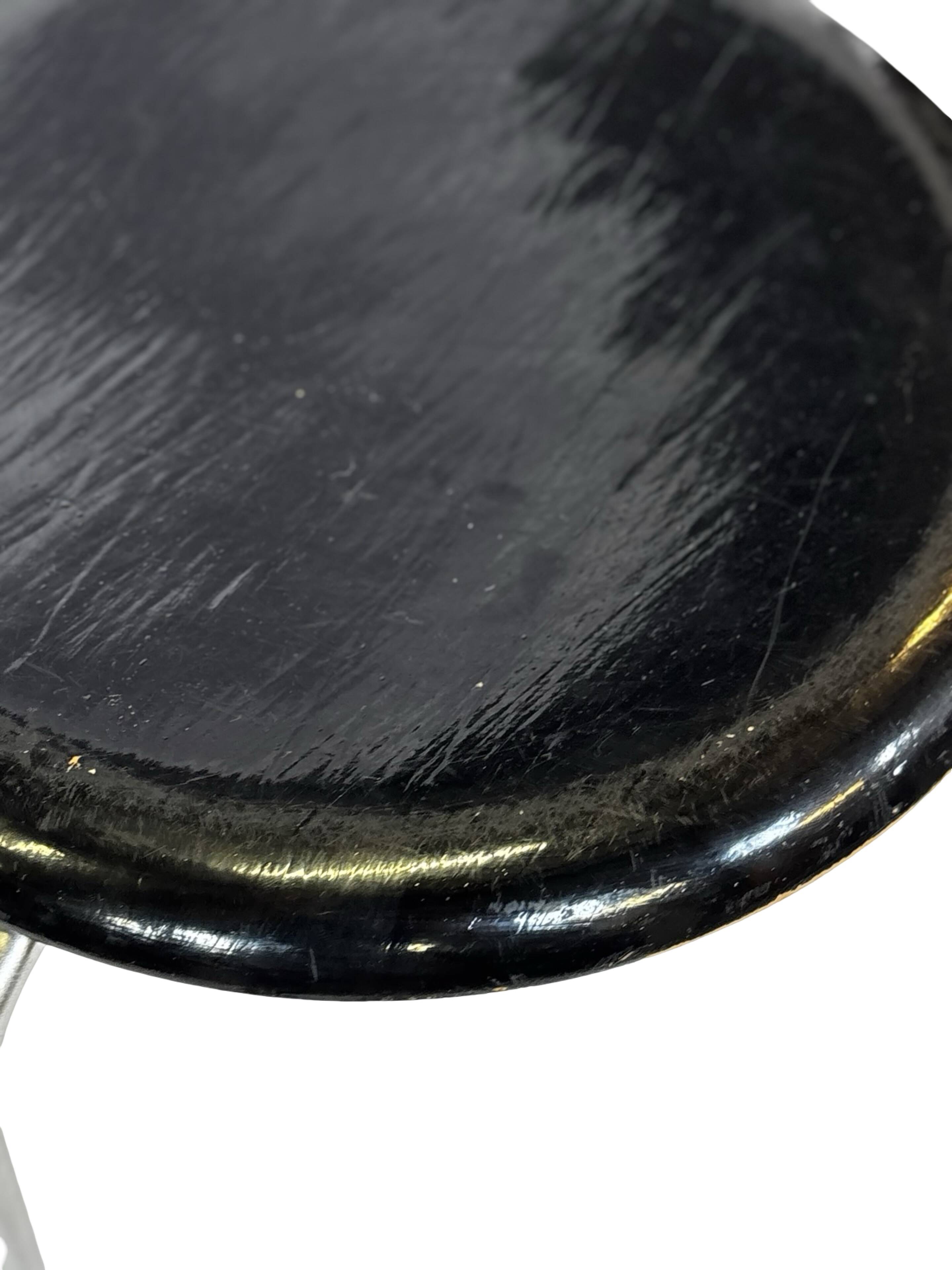 Vintage Fritz Hansen Dot Stool Arne Jacobsen Danish Design