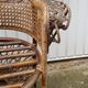Fauteuil emmanuelle en rotin vernis