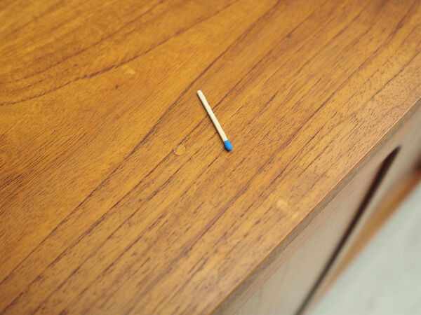 Panneau en teck, design danois, années 1960