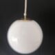 Parscot France hanging Opalin Glass Globe - 30 cm - 60-70 years