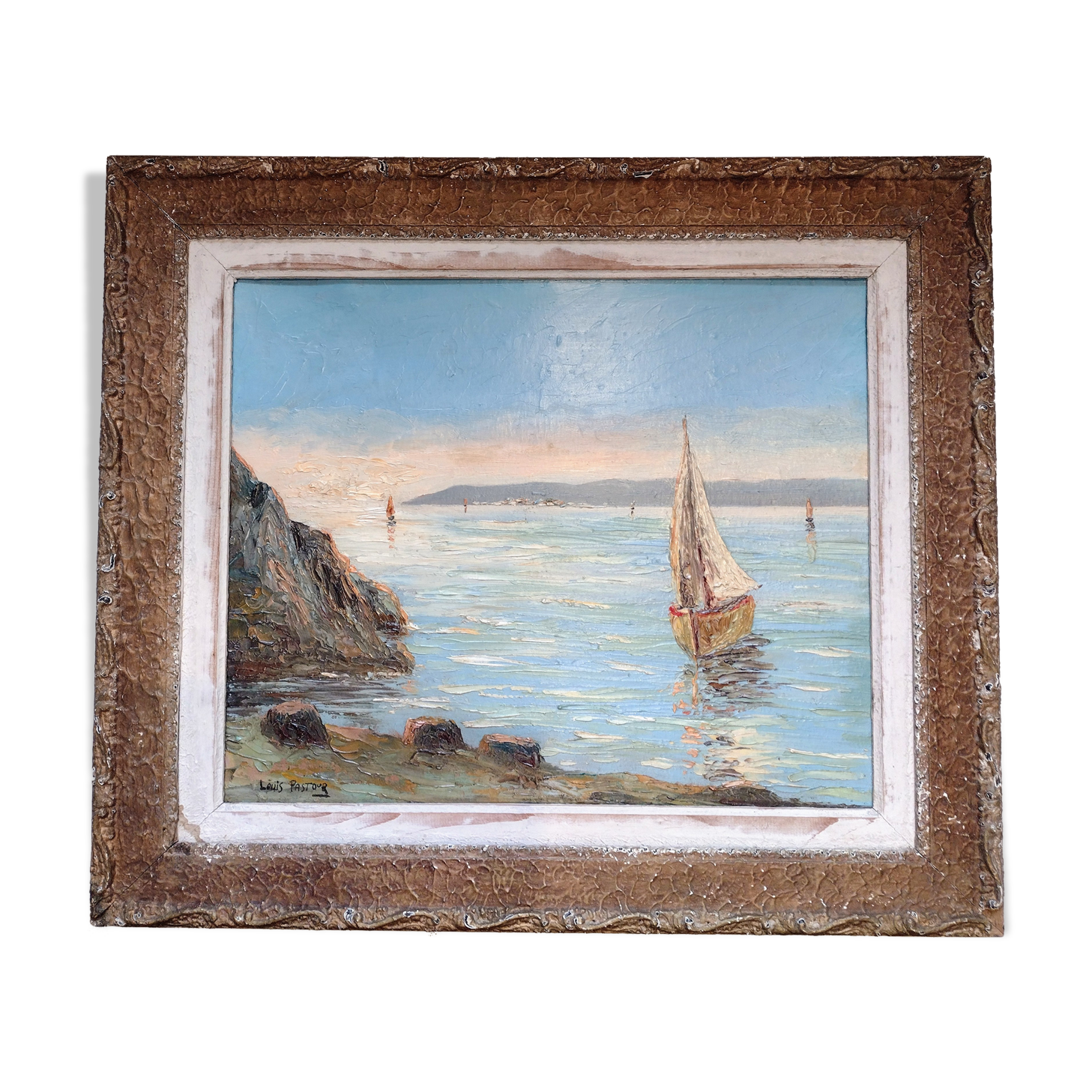 Original Louis Pastour oil painting France