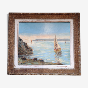 Original Louis Pastour oil painting France