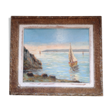 Original Louis Pastour oil painting France