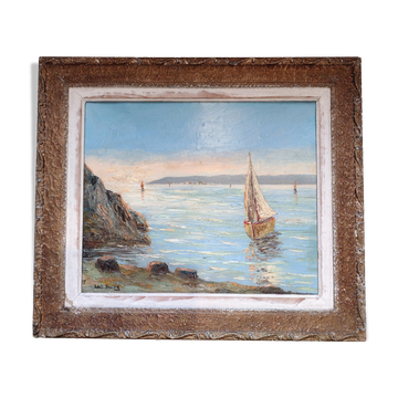 Original Louis Pastour oil painting France