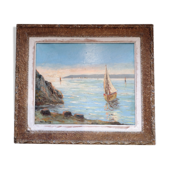 Original Louis Pastour oil painting France