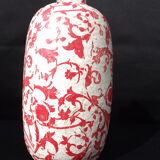 Glazed terracotta vase