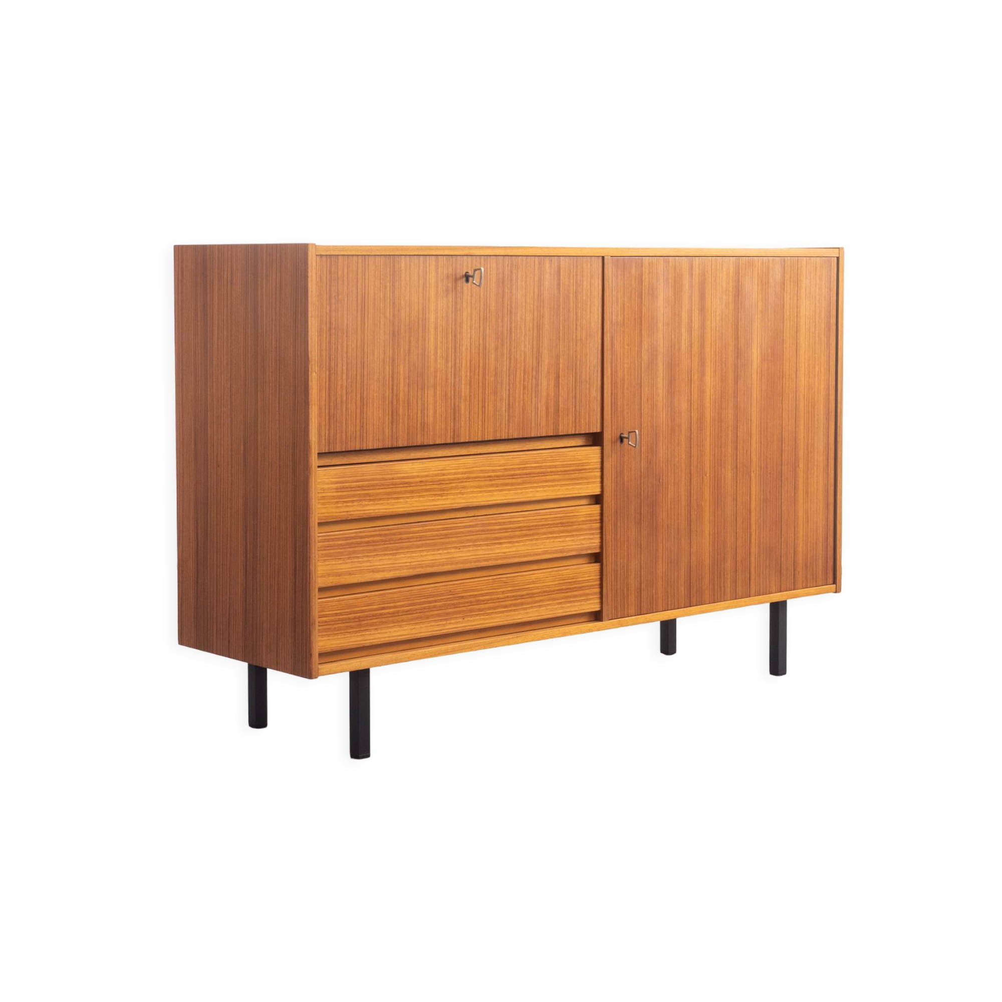 Enfilade high 60s, walnut, restored