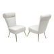 Paire de petits fauteuils Gigi Radice Mid-century Modern Boucle par Minotti 50