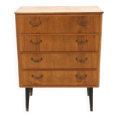 Scandinavian teak chest of drawers, Sweden, 1950