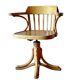 Fauteuil de bureau pivotant by ZPM Radomsko 1950 vintage