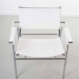 White leather chair – G. Vollenbrock – Hennie de Jong