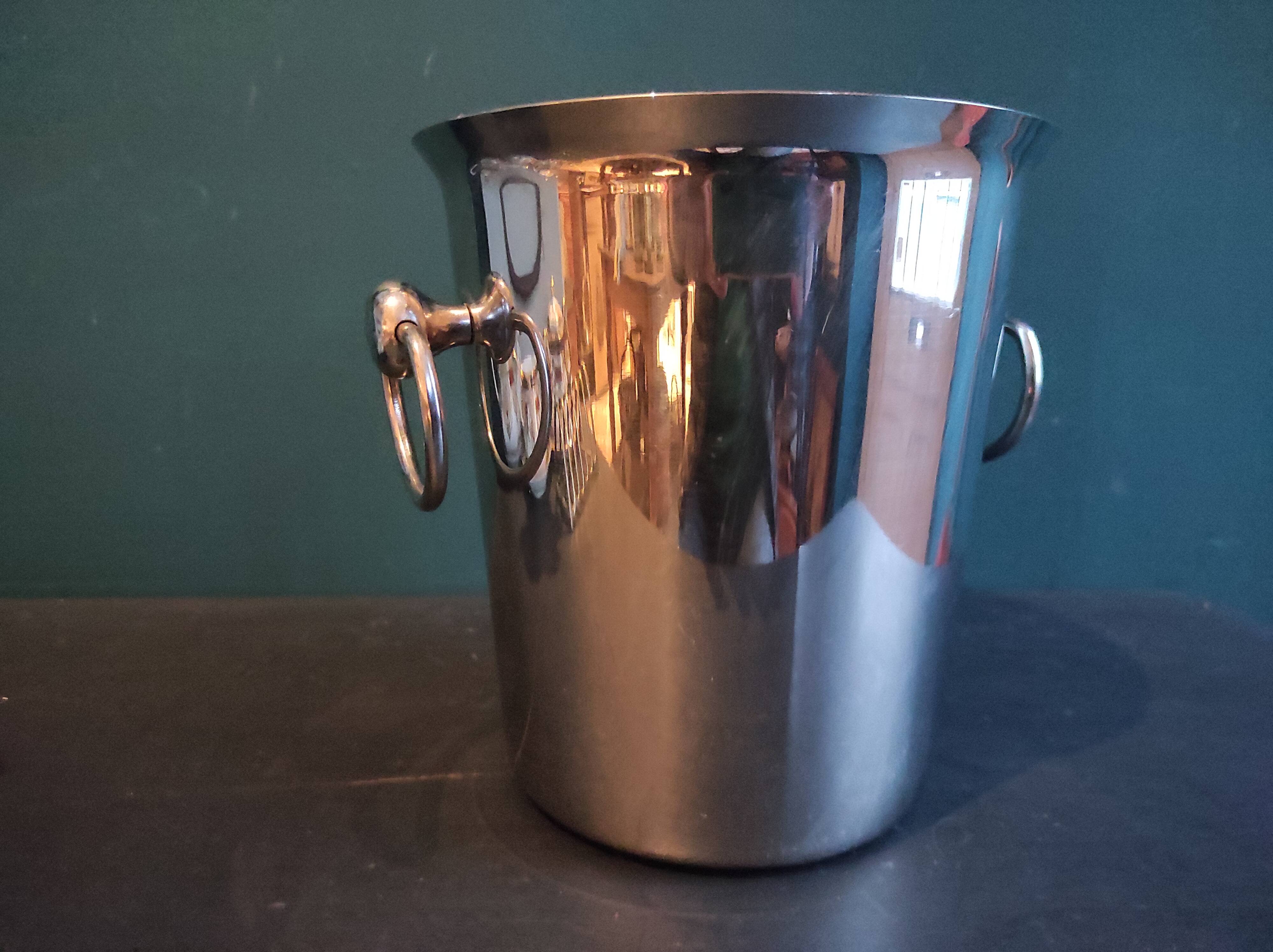 Vintage French champagne ice bucket from Couzon