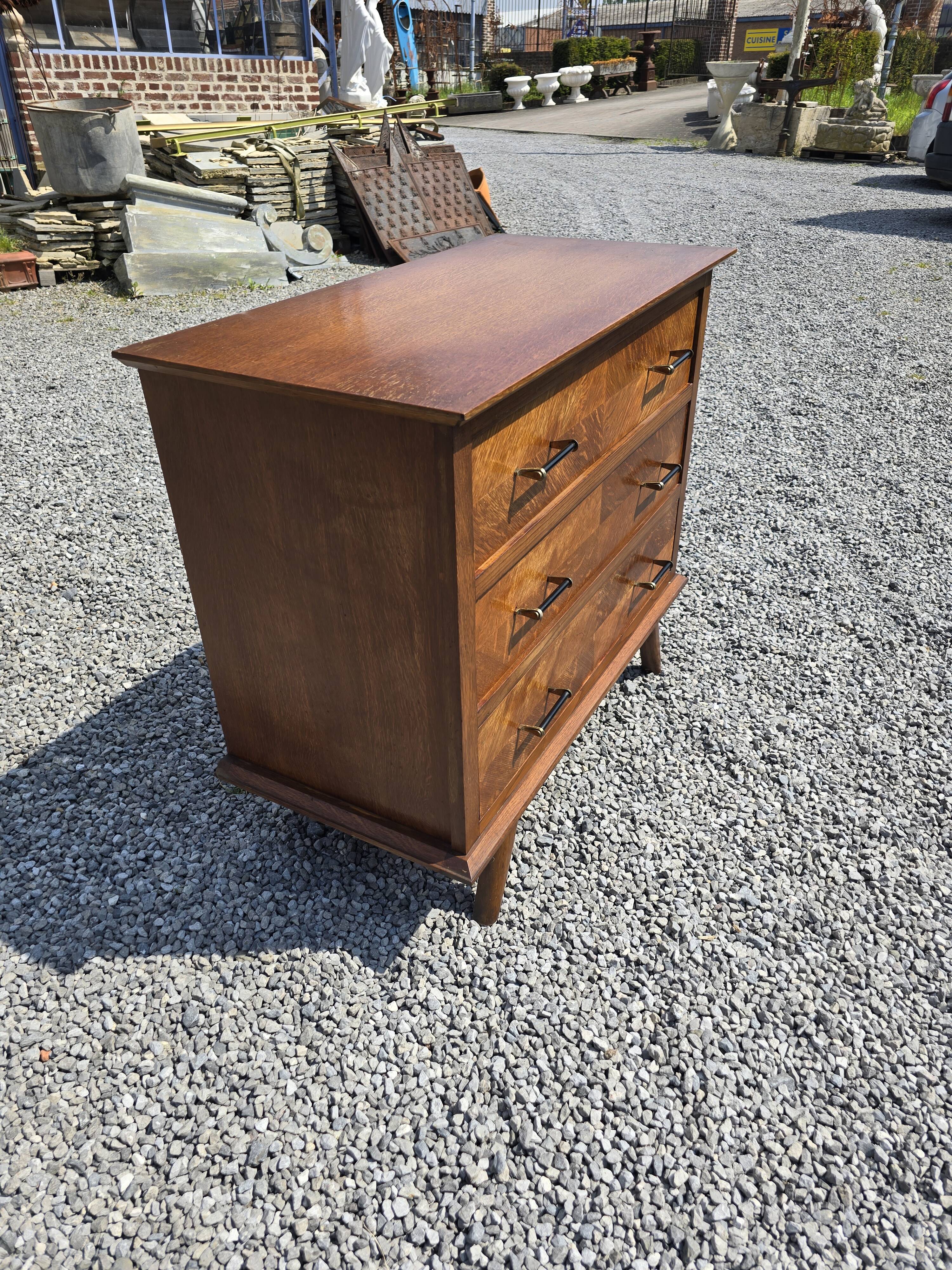 Commode vintage en chêne des années 60