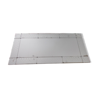 Art Deco mirror with beveled edges