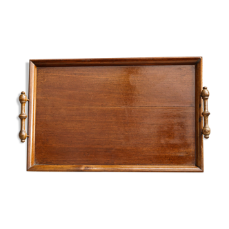 Wooden serving tray