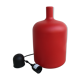Bulb suspension by Bob Design in red