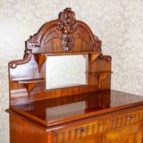 End of 19th Century Light Brown Eclectic Buffet in Walnut