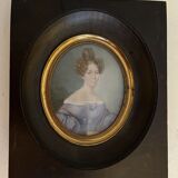 Miniature representing an elegant