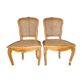 Vintage French wooden chairs