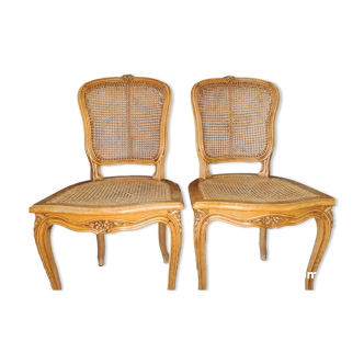 Vintage French wooden chairs