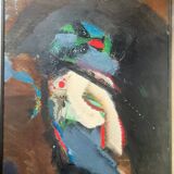 Abstraction on canvas - contemporary school