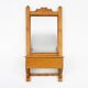 Item Name French Wooden Shaving Cabinet with Mirror, 1890s